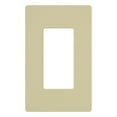 thumbnail image 2 of Lutron Claro Light Switch Cover Plate, 1 Gang Wallplate, CW-1-IV, Ivory, 2 of 2