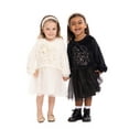 thumbnail image 5 of Disney Classics Marie Toddler Girls Eyelash Knit Tutu Dress with Long Sleeves, Sizes 12M-5T, 5 of 9