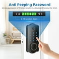 thumbnail image 5 of Entry Door Lock 5 in 1, Smart Door Lock Deadbolt Fingerprint Touch/IC Card/Keypads/App/Keys, Auto-Lock, Locking History Reviews, 5 of 5