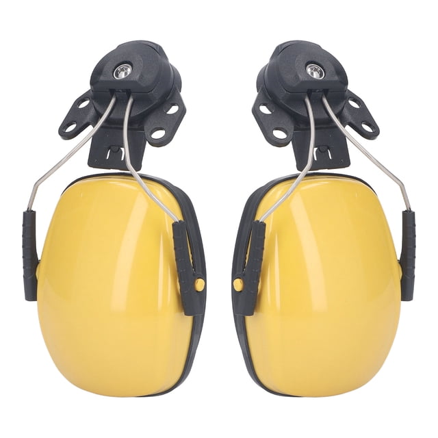Orejeras para casco con ruido, 1 par de casco de seguridad, orejeras para casco, orejeras para casco, orejeras compactas y ligeras