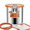 thumbnail image 3 of BACOENG 3 Gallon Tempered Glass Lid Vacuum Chamber, Stainless Steel Degassing Chamber Kit for Stabilizing Wood, Degassing Silicones, Epoxies and Essential Oils, 3 of 4