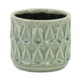 thumbnail image 2 of Cheungs 5776M 5.5 x 5 x 4.5 in. Lacrima Droplet Pot, Green, 2 of 5