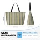 thumbnail image 4 of Easygdp Colourful stripes Bolsa de Viaje de Playa de Gran Capacidad, Bolsa Tote Perfecta para la Playa, Escapadas de Fin de Semana y Viajes, 4 of 7