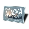 thumbnail image 4 of Visit Alaska Novelty Decor, Metal Wall Sign - 10x14 Inches, 4 of 4