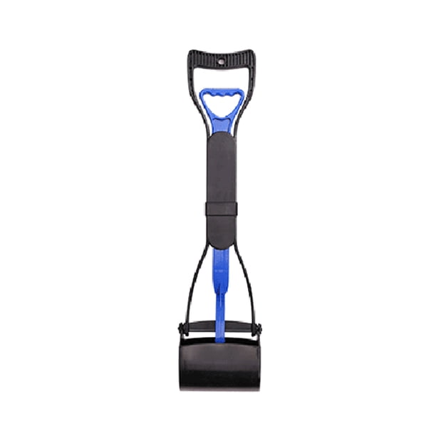 Mango largo Pet Pooper Scooper Perro Gato Recogedor de Residuos Jaw Poop Scoop Recoger Limp Abanopi Selector de caca