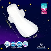Colleen Ultra Breathable sanitary Napkin XL+ 330mm Night Use 30 Pad || heavy flow sanitary pads |Non Toxic pad