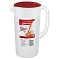 thumbnail image 2 of RUBBERMAID Covered Pitcher 2.25 qt - White with Red Cover, 2 of 2