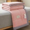 thumbnail image 6 of Clearance Cooling Blanket,Hwkond Machine Washable Lightweight Cotton Quilt - Ideal For AirConditioned Rooms All-Season Cool Comfort Easy Care 43.3x59.05in,Pink,110x150cm, 6 of 7