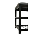 thumbnail image 4 of 2 Tier Shoe Bench, Padded Seat Metal Frame, Entryway Organizer, 4 of 6