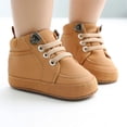 thumbnail image 1 of EYIIYE Toddler Soft Sole Sneaker High Upper Anti-slip First Walkers Shoes, 1 of 7