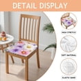 thumbnail image 2 of Pioneer Flower Seat Covers for Dining Room Chairs Set Of 4,Stretch Printed Washable Chair Seat Cover with Elastic Ties and Button,Removable Waterproof Couch Cushion Covers, 2 of 6