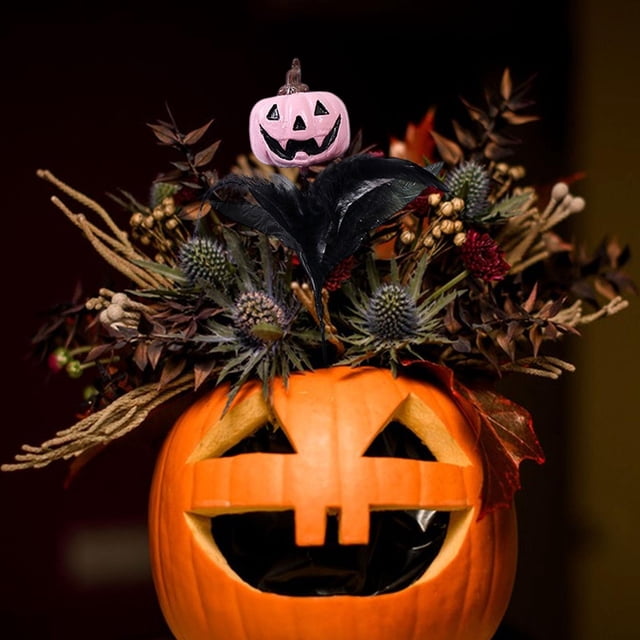 artificial para decoración de Halloween, ramo de bricolaje, centros de mesa, selección floral decorativa, flor artificial para fiestas en