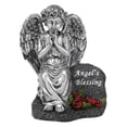 thumbnail image 2 of harayaa Angel Statue with Solar Function, Durable Resin Decoration, Suitable for Outdoor Silver, 2 of 8