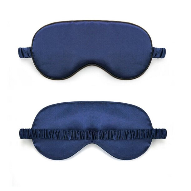 Parche De Ojos De Seda Natural 100 % Puro Para Dormir Máscaras Cuidado De La Salud De Viaje huangjie unisex