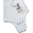 thumbnail image 6 of Disney Newborn Baby Girl Boy Layette Set Body Coveralls Sweatpants, Hat, Gift Bag 6 Piece (0-6M), 3-6 Months, Blue White Mickey, 6 of 7