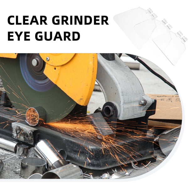 VERDANVERSE 3Ud Protector De Ojos De Plástico Para Uso En Amoladora Con Vista Clara