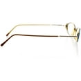 thumbnail image 3 of Womens Optical Eyewear - Oval Shape, Plastic Full Rim, Sky Amber, 3 of 4