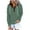 Army Green-B, variant on Women's Henley Hoodie Sweatshirt Drawstring Color Block Hooded Pullover Casual Lightweight Sweatshirts with Pocket