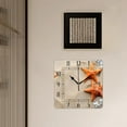 thumbnail image 3 of 10 Inch Wall Clock Battery Operated Silent Clock Decorative for Office, Kitchen, Outdoor, Living Room，Starfish Beach Sand Lovely Design, 3 of 4