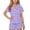 Z18 Purple, variant on Mifsaly Girls Pajama Short Set 2 Piece Pjs Button Down Short Sleeve Tops And Shorts Cute Bows Graphic Casual Summer Satin Pjs