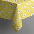 thumbnail image 5 of Pioneer Flower Floral Print Pattern Square Tablecloth, Waterproof Wipeable Spillproof Washable Table Cover for Home Kitchen Party and Daily Decor 60"x60", 5 of 6