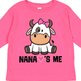 thumbnail image 4 of Inktastic Nana Loves Me Girl Cow Girls Long Sleeve Toddler T-Shirt, 4 of 5