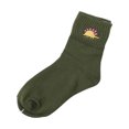 thumbnail image 1 of Bewildely 1 par de calcetines de mujer de algodón de tubo medio lindo Animal bordado moda transpirable reutilizable calcetería informal para mujer Suministros térmicos tipo 4 Bewildely HA071734-04, 1 of 6