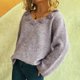 thumbnail image 4 of Ailaofu Womens Wool Blend Embroidery Floral Oversized Fit Sweater Trendy 2025, 4 of 6