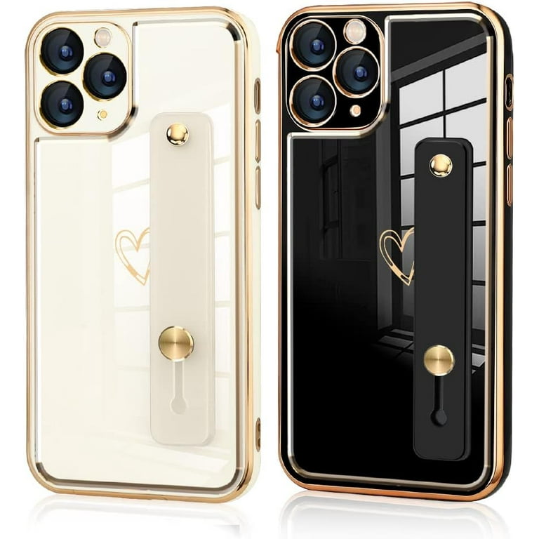 Designed for iPhone 11 Pro Max Case with Wrist Strap Loop Luxury