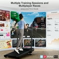 thumbnail image 3 of 3 in 1 Folding Treadmills for Home, 3.0HP Powerful and Quiet Under Desk Treadmill, 300 lbs Capacity Foldable Walking Pad Treadmill with Remote Control and Space Saving, Free Installation, 3 of 7