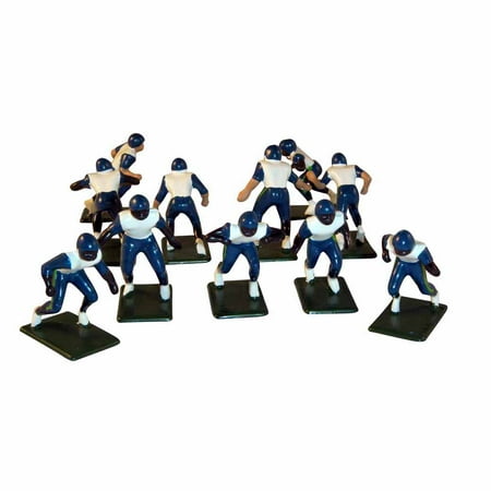 Electric Football 11 Regular Size Players in Blue Green Away