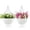 White-2 Pack, variant on 2 Pack 14 Inch Hanging Planter Baskets,Plastic Weave Wall Mounted Hanging Pots with Drainage Plug, Deep Inner Pot for Indoor Outdoor Plants, Flowers, Garden Balcony Decor