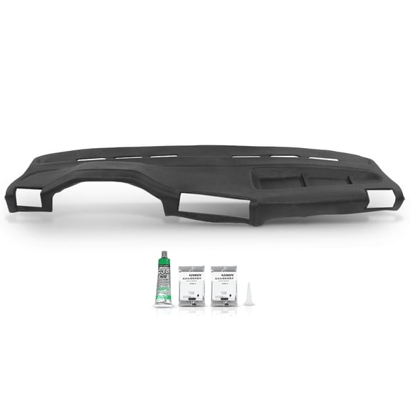 Dashboard Molded Dash Cap Cover Black TPE Fit For 1984-1990 BMW 3-Series E30