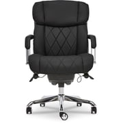 La-Z-Boy Sutherland Office Chair with Padded Arms Jet Black