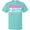 Scuba Blue, variant on Inktastic Breast Cancer Survivor 2 Years and Running with Pink Ribbon T-Shirt