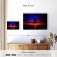 thumbnail image 4 of Elephant Stock Airplane At Dusk Wall Art - Horizontal Canvas Wall Art - Living Room Wall Decor - Transportation Canvas - Black And Blue Decor - 12" x 8", 4 of 8