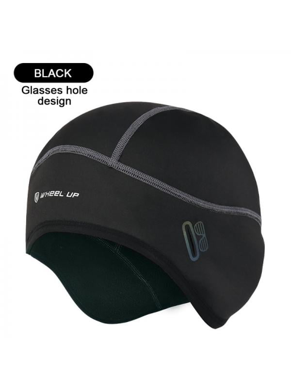 skull cap under ski helmet