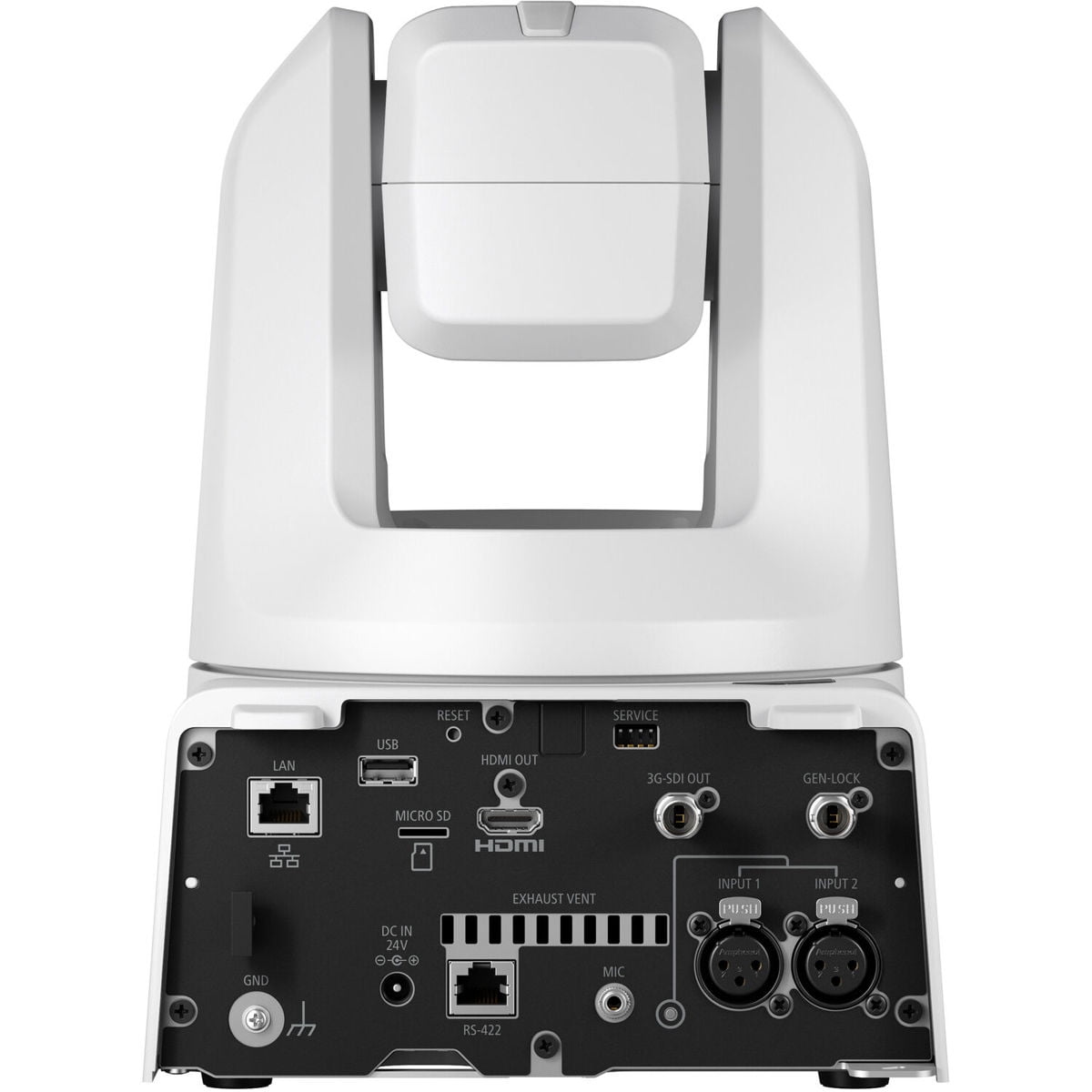 Canon CR-N500 4K PTZ Camera with 20x Optical Zoom, NDI Professional Streaming Camera, White (International Model)
