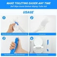 thumbnail image 6 of HQinX Foldable Butt Wiper: 15.7" Toilet Wiping Aid with Adhesive Hook & Carry Bag – Bathroom Personal Care Reaching Tool, 6 of 7
