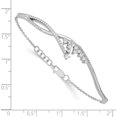thumbnail image 3 of 14K White Gold Polished Fancy Florina Diamond 7 Inch Bracelet (Width 3) (Length 7) - Jbsp, 3 of 5