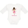 thumbnail image 3 of Inktastic Ballerina Tutu Princess Girls Long Sleeve Baby Bodysuit, 3 of 5