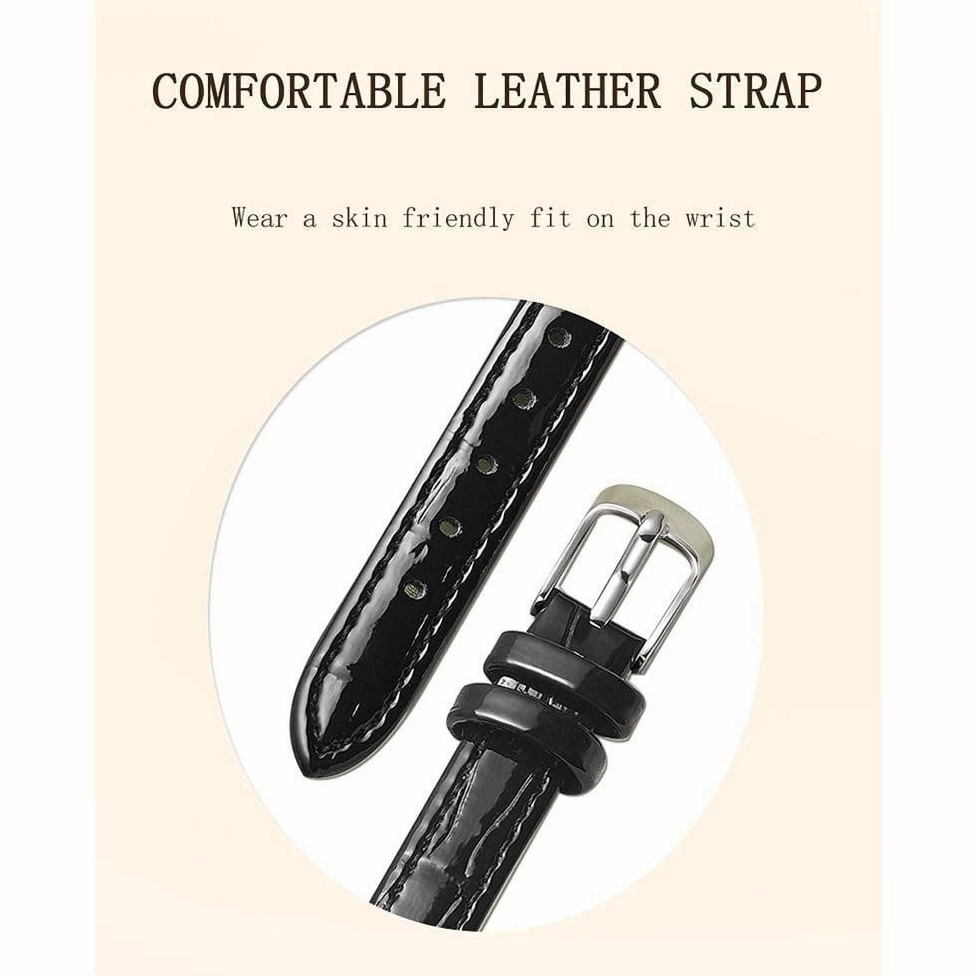 Explojoy Women's Square Quartz Watch – Roman Scale Dial, Waterproof, Leather Strap, Fashion Style