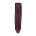 thumbnail image 4 of 100% Human Hair Clip In Hair Extensions 15 Colors Can Curly Dyed Washed 1 Piece/5 Clips Light Brown 18”-50g, 4 of 6