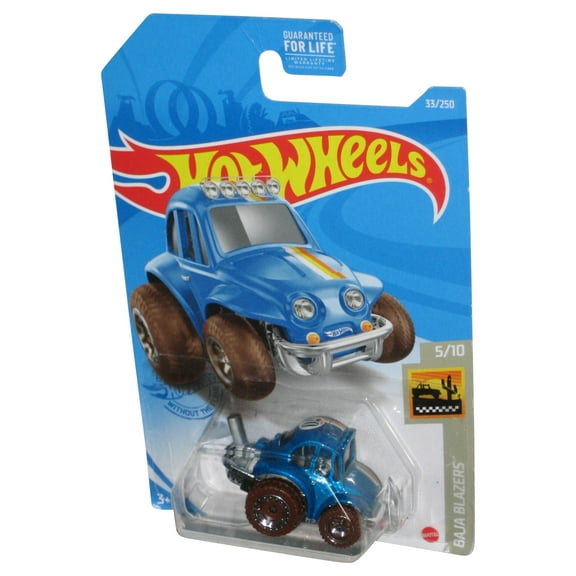 Hot Wheels Baja Blazers 5/10 (2020) Blue '70 Volkswagen Bug Toy Car 33/250