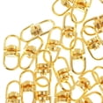 thumbnail image 3 of 10x50 Piezas Conectores de Llavero Giratorios Eslabones de Llavero de Dos Extremos 19 Mm Dorado, 3 of 8