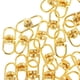 thumbnail image 3 of 10x50 Piezas Conectores de Llavero Giratorios Eslabones de Llavero de Dos Extremos 19 Mm Dorado, 3 of 8