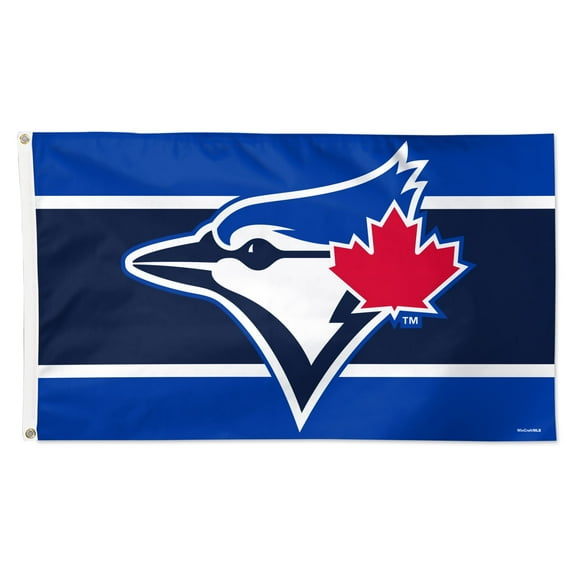 WinCraft Toronto Blue Jays 3' x 5' Horizontal Stripe Deluxe Single-Sided Flag