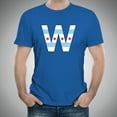 thumbnail image 6 of City of Chicago Flag W Mens T-Shirt - Small - Royal, 6 of 6