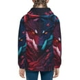 thumbnail image 6 of Kdxio Cool Wolf Head Pattern Kids Boys Girls Zip Up Hoodie 3D Printed Hooded Sweatshirt Hoody Coat with Pocket 7-12 Y-Small, 6 of 6