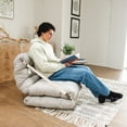 thumbnail image 4 of Big Joe Chameleon 4-in-1 Lounger, Vanilla Latte Soft Twill, 4 of 8